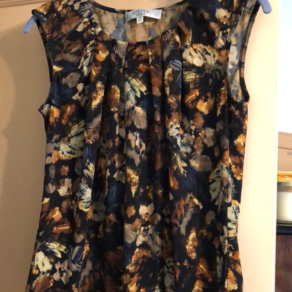 Kasper sleeveless top